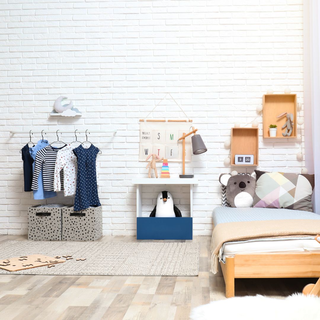 Titelbild Montessori-Ideen für Kinderzimmer zuhause.