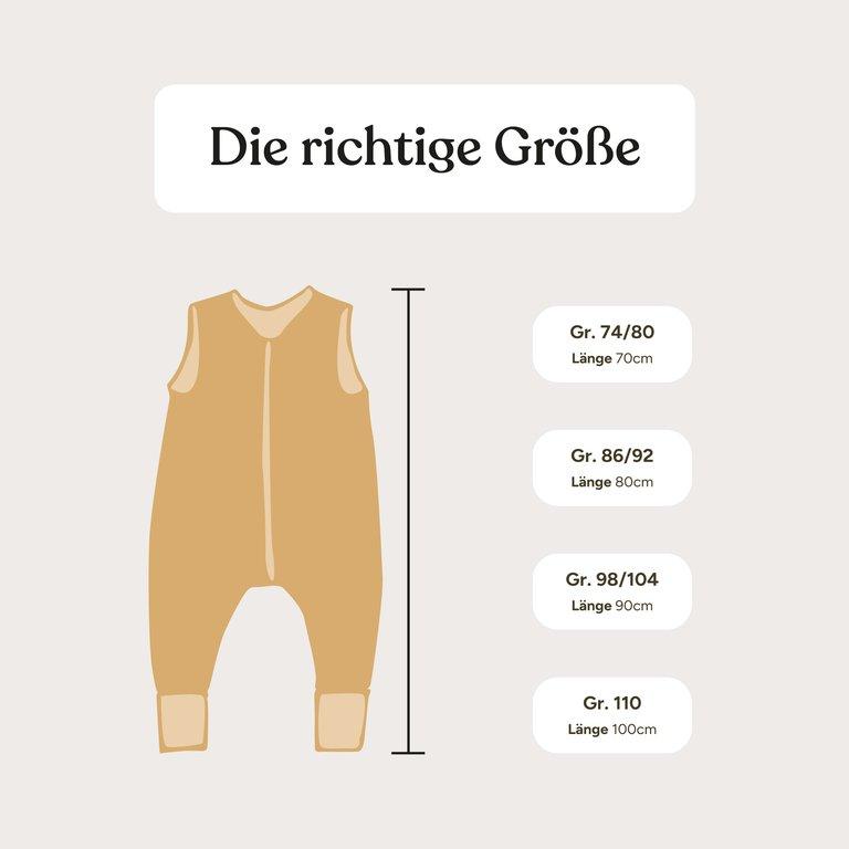 Schlafsack mit Beinen | ganzjährig | Rosa mit Punkten | 70 cm