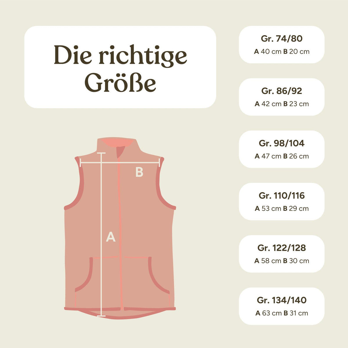 Walkweste | Grau-Schiefer | 110/116