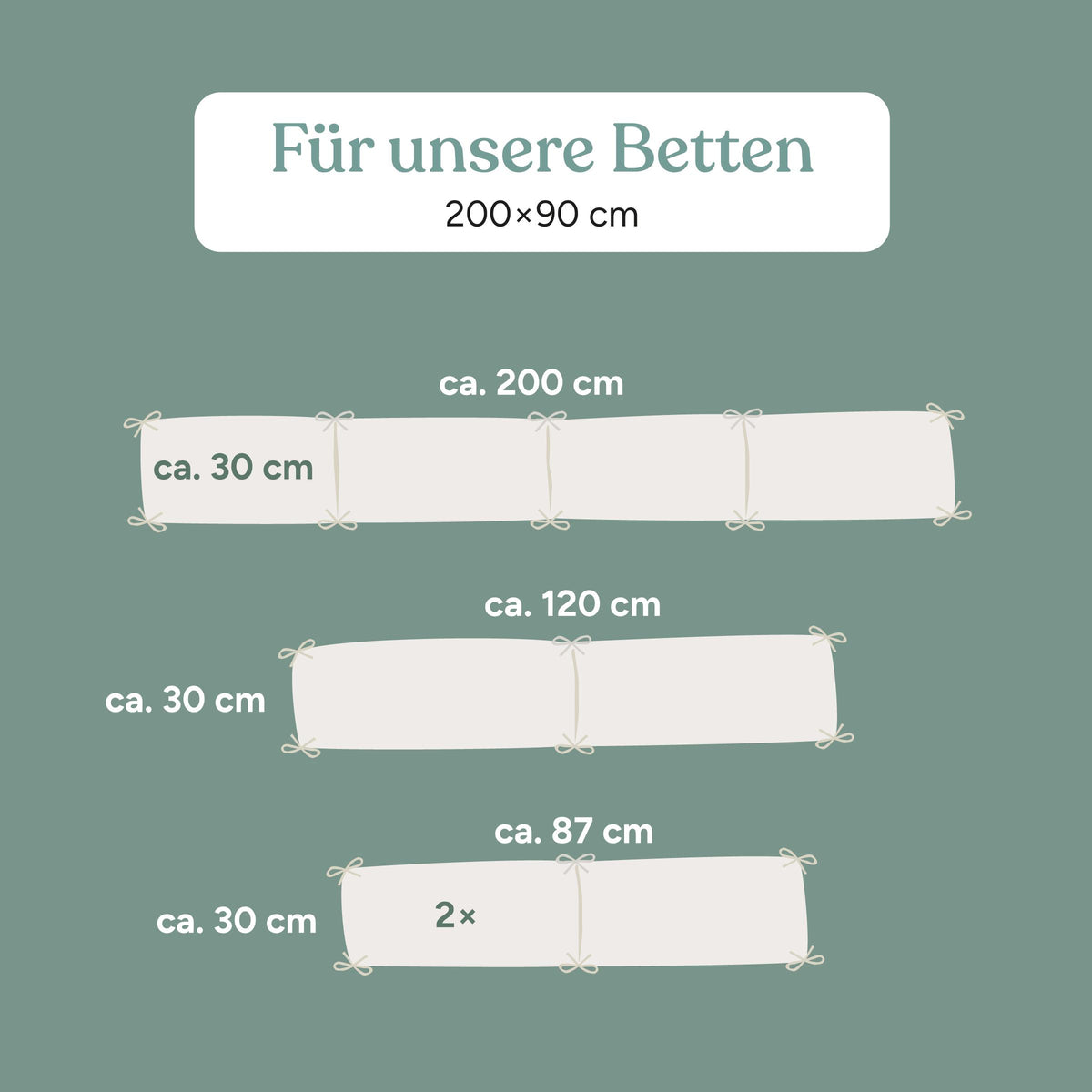 Bettumrandung | Kinderbett | Rosé | 90x200 cm