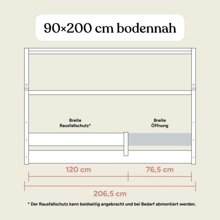 Hausbett Nova | Buche Natur | 90x200 cm