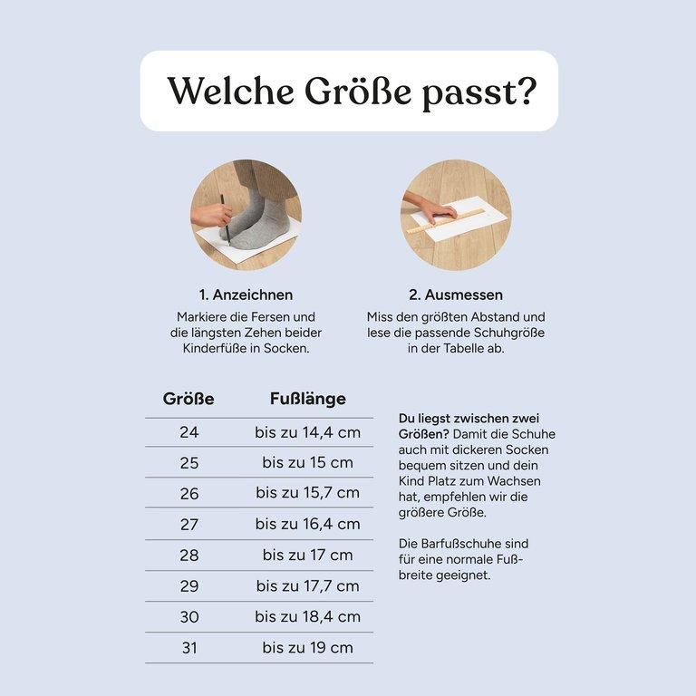 Barfußschuh | Beige | 25