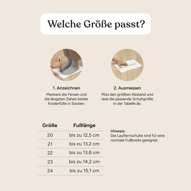 Lauflernschuh Wollfilz | Bordeaux | 20