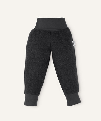 Ehrenkind Walkhose mit Bündchen anthrazit.