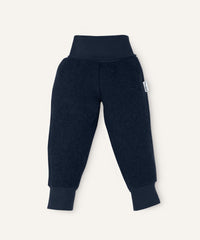 Ehrenkind Walkhose mit Bündchen dunkelblau.