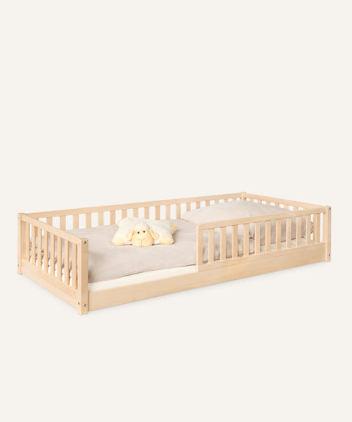 Bodenbett Livo  |  Buche Natur
