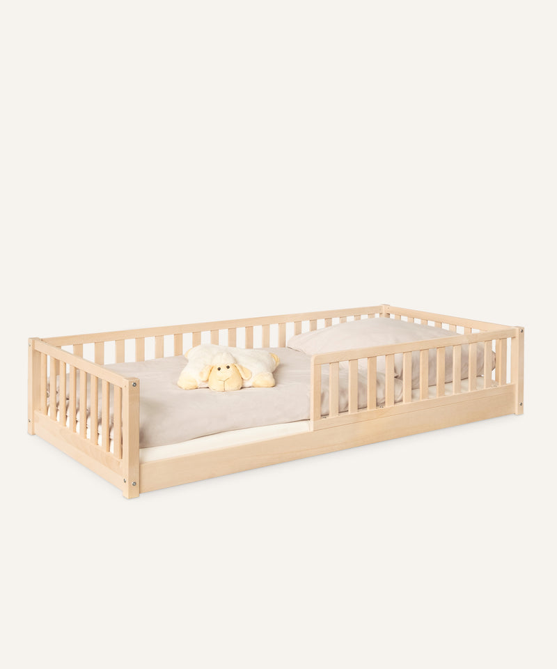 Bodenbett Livo  |  Buche Natur