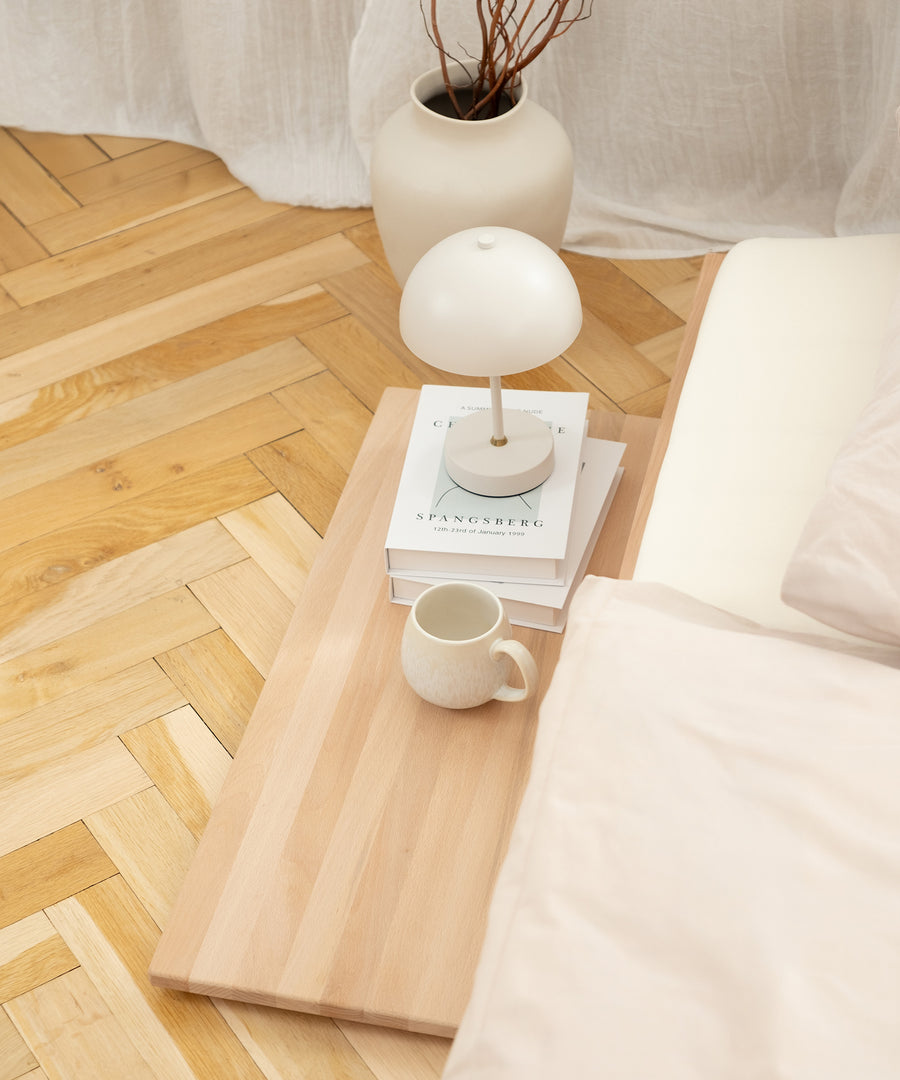 Ehrenkind Doppelbett Plano Buche.
