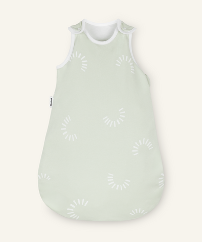 Ehrenkind Baby-Sommerschlafsack rund Salbei Gemustert