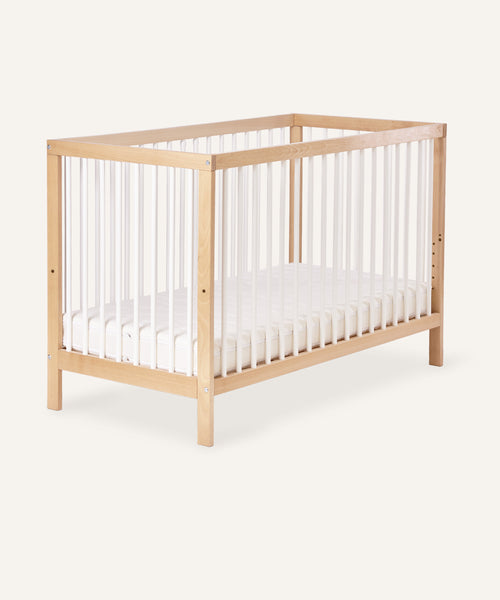 Ehrenkind Babybett Pur in Natur-Weiß.