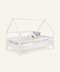 Ehrenkind Hausbett Lille 120x200 weiß 