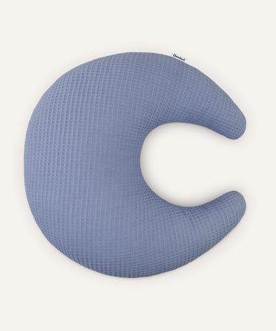 Ehrenkind Kuschelkissen Mond Jeansblau.