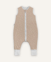 Ehrenkind Sommerschlafsack mit Beinen Beige Pusteblume.