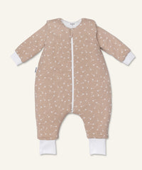 Ehrenkind Winter-Schlafsack 3.5 TOG mit Beinen Beige Pusteblume.