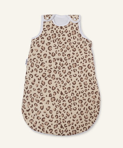 Baby-Schlafsack ganzjährig rund Natur Leo.