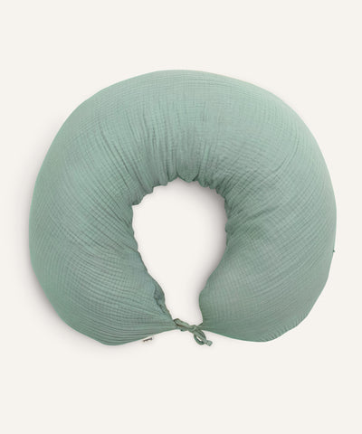 Ehrenkind Stillkissen Musselin in Jade.