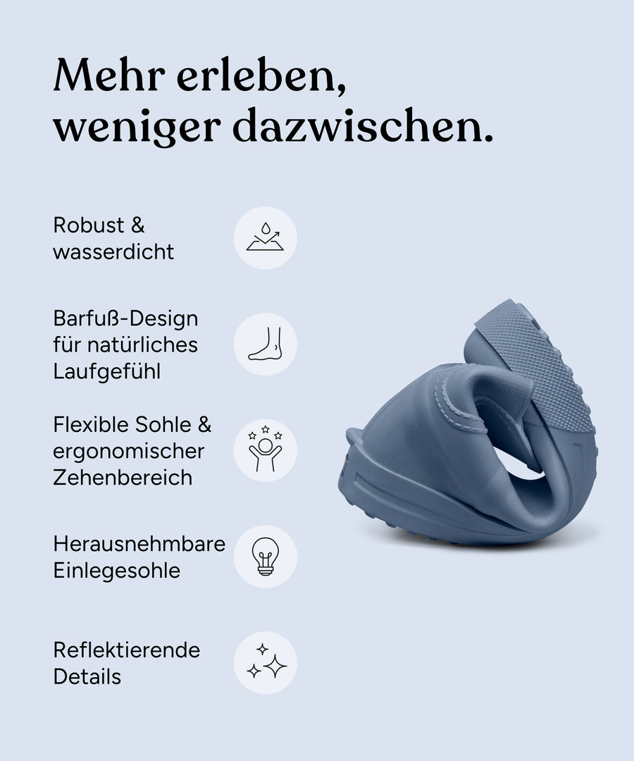 Vorteile Barfußgummistiefel