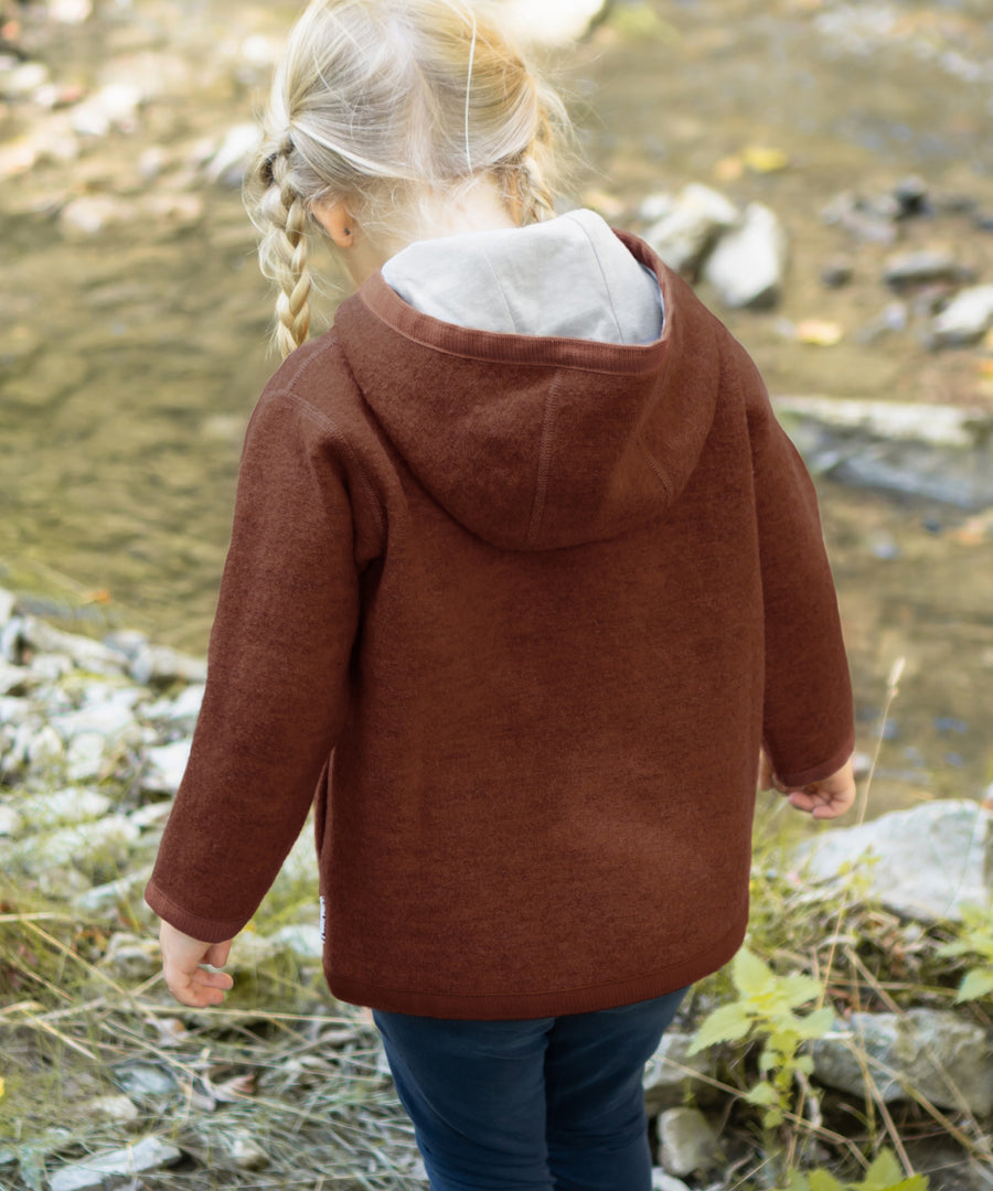 Farbe der Walkjacke*Ausführung in Kastanie.|
