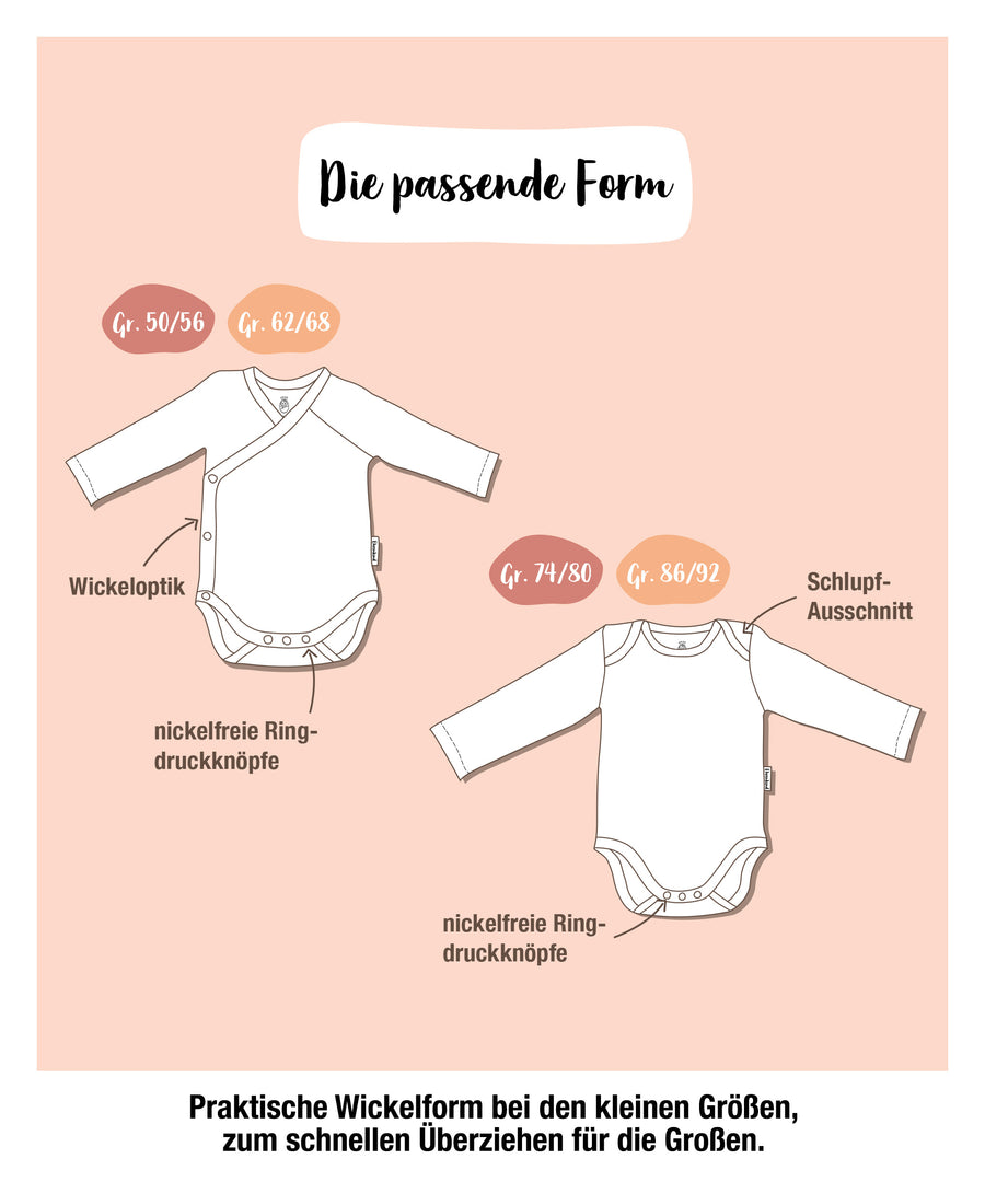 Langarm-Body 2er-Pack.
